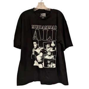 Muhammad‎ Ali Boxing Graphic T Shirt Black XL TG Cotton